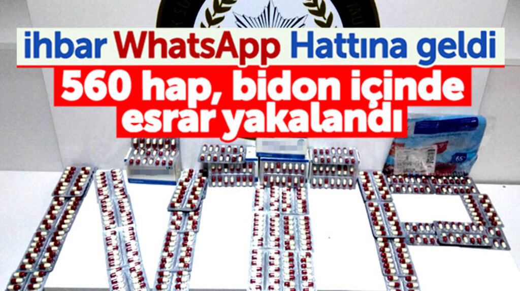Samsun'da WhatsApp'tan uyuşturucu ihbarı yapıldı, narkotimler operasyon yaptı