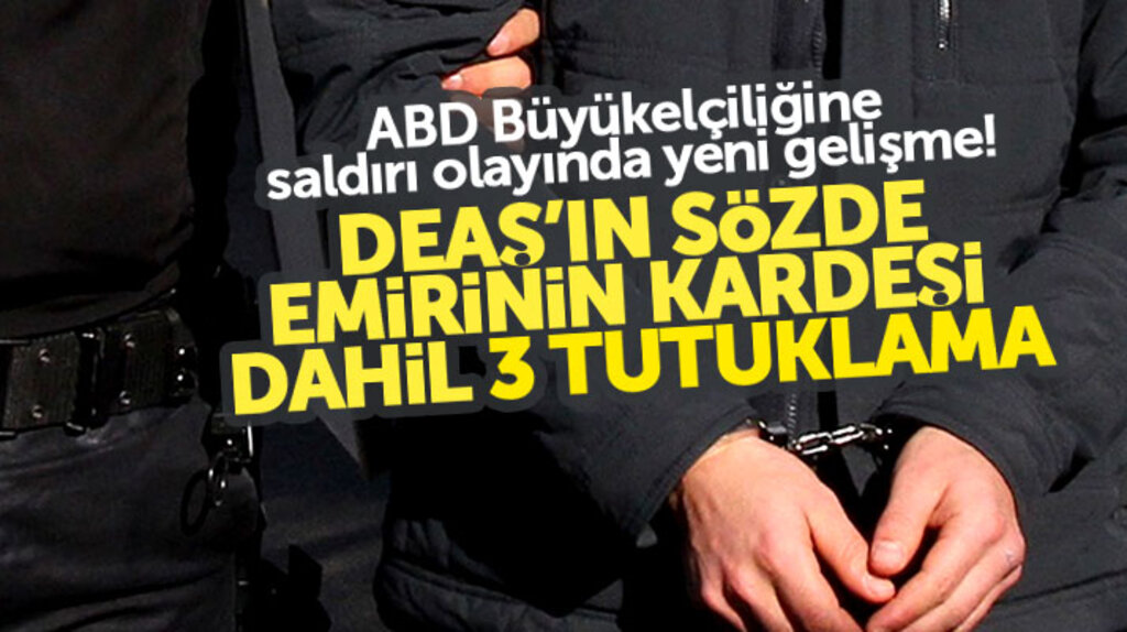Samsun'da ABD Büyükelçiliğine saldırı hazırlığı yapan 3 DEAŞ üyesi tutuklandı