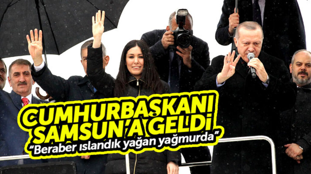 Cumhurbaşkanı Erdoğan, AK Parti Samsun İl Kongresi için Samsun'a geldi