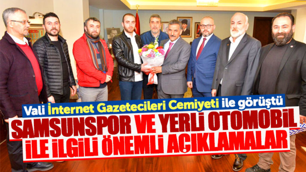Samsun Valisi Osman Kaymak'tan yerli otomobil ve Samsunspor ile ilgili önemli açıklamalar