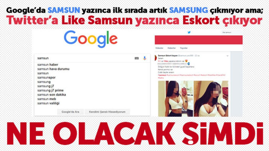 Samsun Samsung'u Google'da 5 sıra geriye attı
