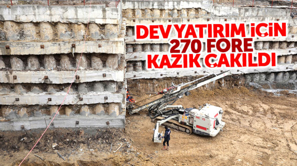 Erdoğan Tok: Unkapanı Kültür ve Yaşam Merkezi inşaatında 270 fore kazık kullanıldı