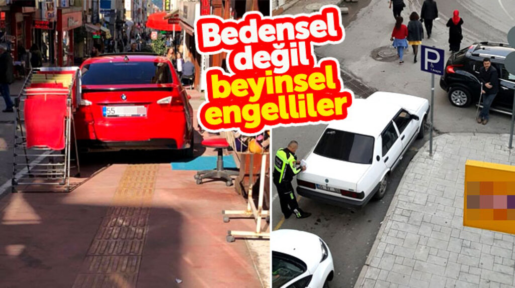 Samsun'da bedensel değil, beyinsel engelli araç sürücüleri pes dedirtiyor