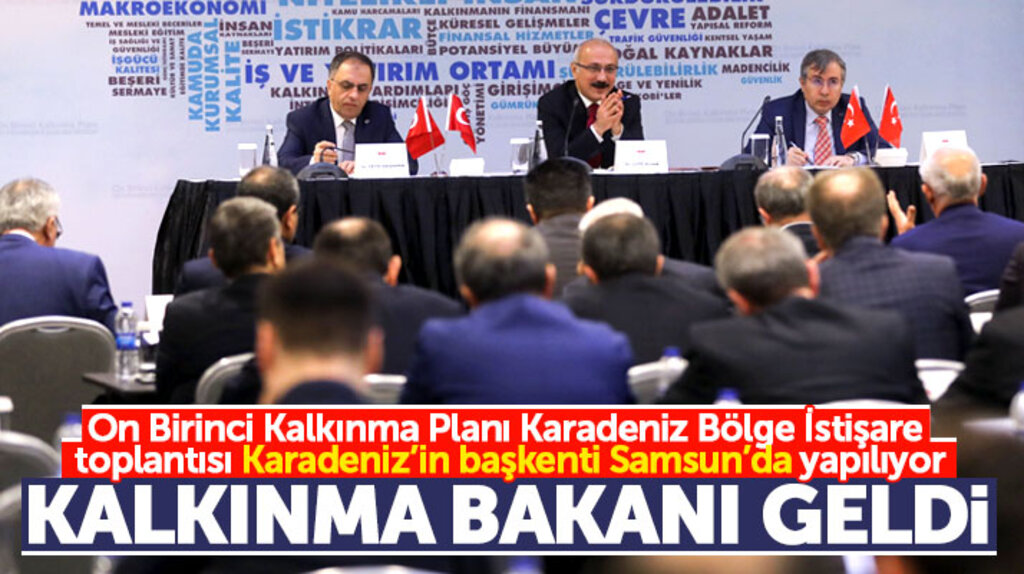 On Birinci Kalkınma Planı Karadeniz Bölge İstişare toplantısı Samsun'da başladı