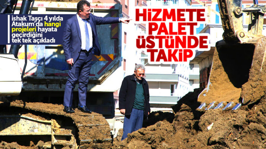 İshak Taşçı, Atakum'da 4 yıl içerisinde hayata geçen projeleri tek tek açıkladı