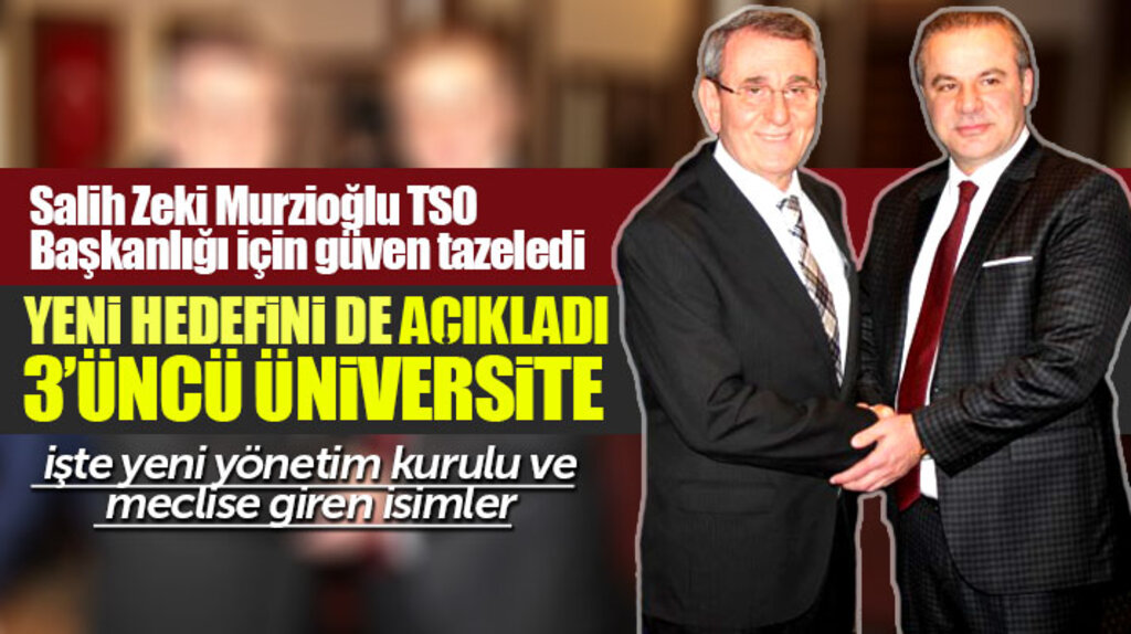 Samsun TSO Başkanlığına seçilen Murzioğlu 3'üncü üniversite hedefini açıkladı