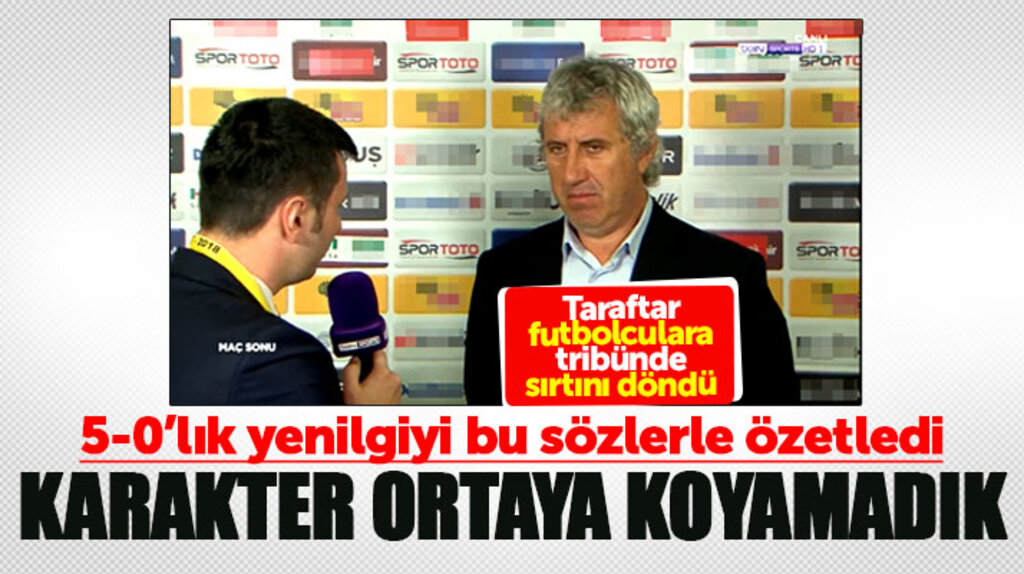 Besim Durmuş'tan 5-0'lık Eskişehirspor yenilgisi açıklaması: Karakter ortaya koyamadık
