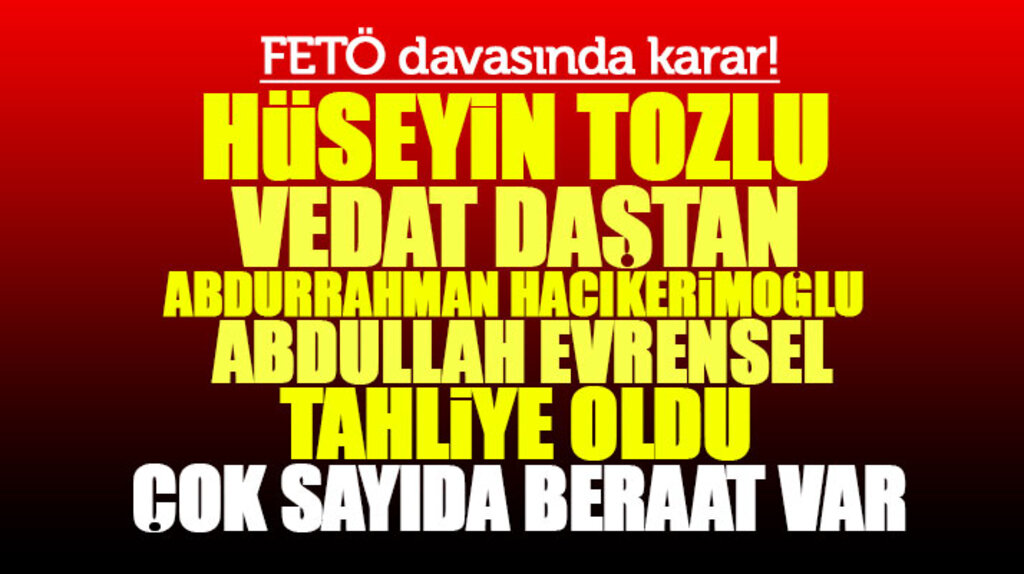 Samsun'da FETÖ'den tutuklu Hüseyin Tozlu ile birlikte çok sayıda işadamı tahliye oldu