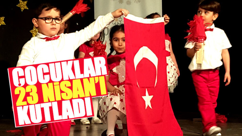 Samsun'da Papatyam Kreş ve Gündüz Bakımevi öğrencileri 23 Nisan'ı kutladı