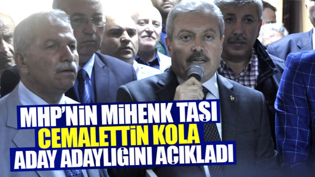 Samsun MHP'de Cemalettin Kola milletvekili aday adaylığını açıkladı
