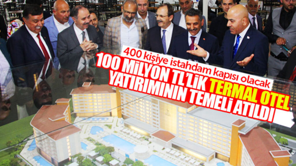 Samsun Havza'da 400 kişiyi istihdam edecek termal otel ve tatil köyünün temeli atıldı