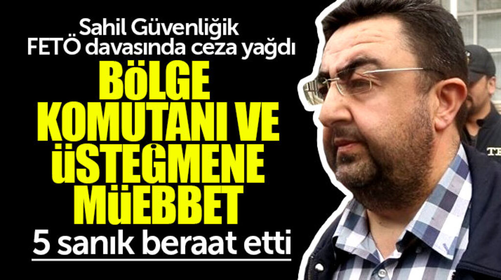 Samsun'da FETÖ'den tutuklu Sahil Güvenlik eski Komutanı ve bir üsteğmene müebbet hapis verildi