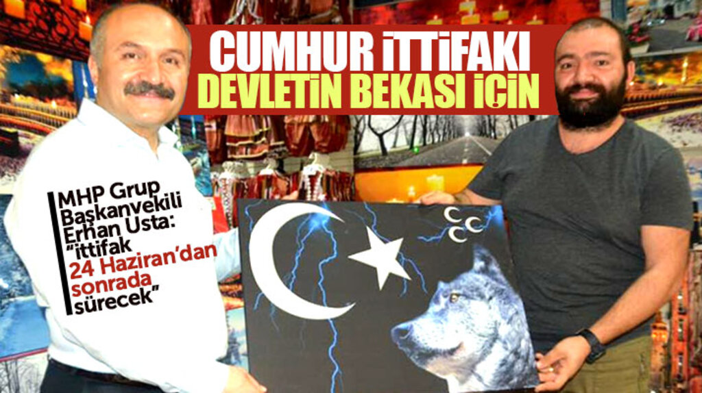 Samsun'da Yabancılar Pazarını ziyaret eden Erhan Usta: Cumhur İttifakı devletin bekası için