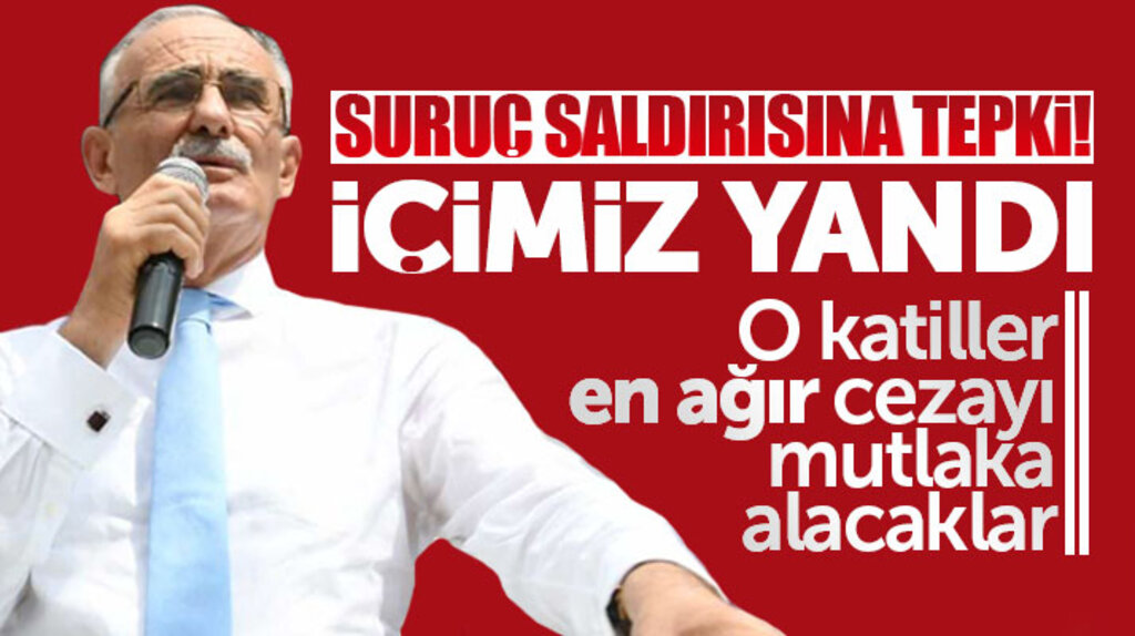 Yusuf Ziya Yılmaz Suruç'ta yaşanan terörist saldırıya tepki gösterip olayı lanetledi
