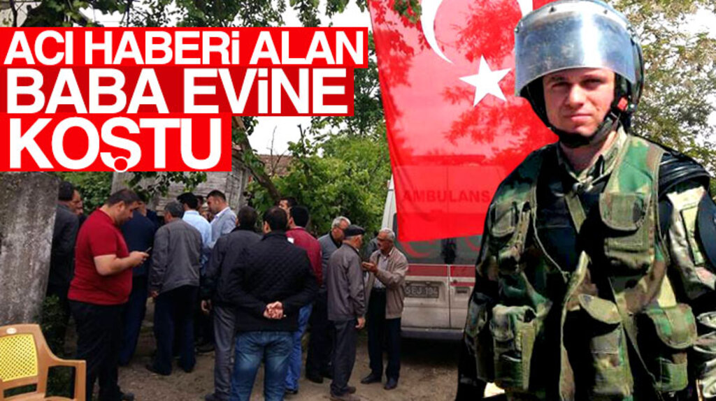 Samsunlu şehit uzman çavuş Mustafa Özdemir'in babaevi Terme'de yas var