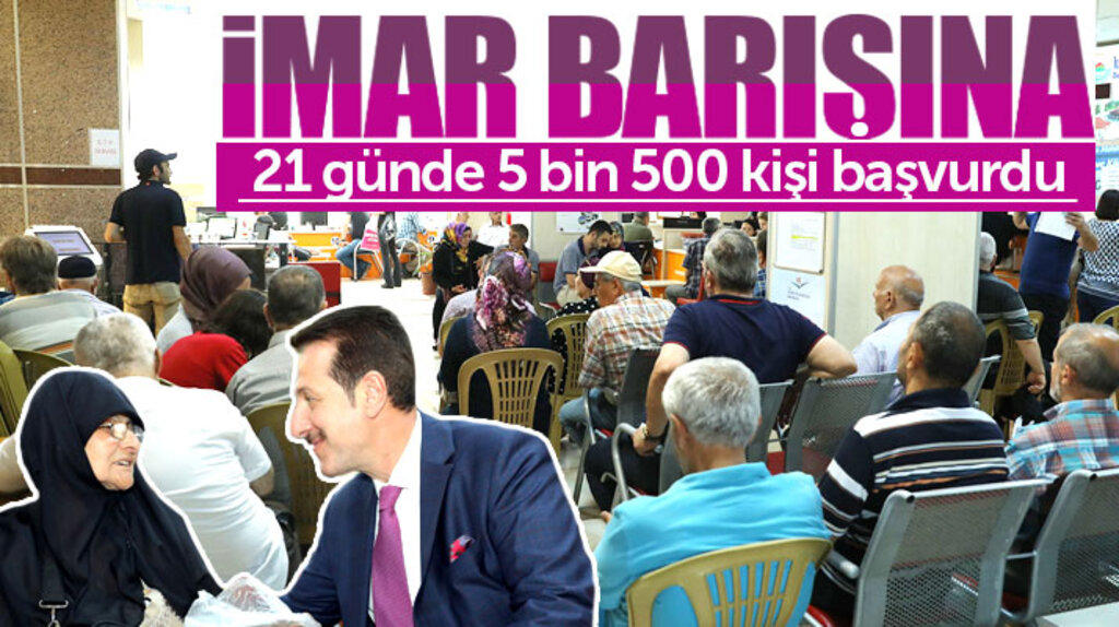 Samsun'da 5 bin 500 kişi İmar Barışı için İlkadım Belediyesine başvuru yaptı