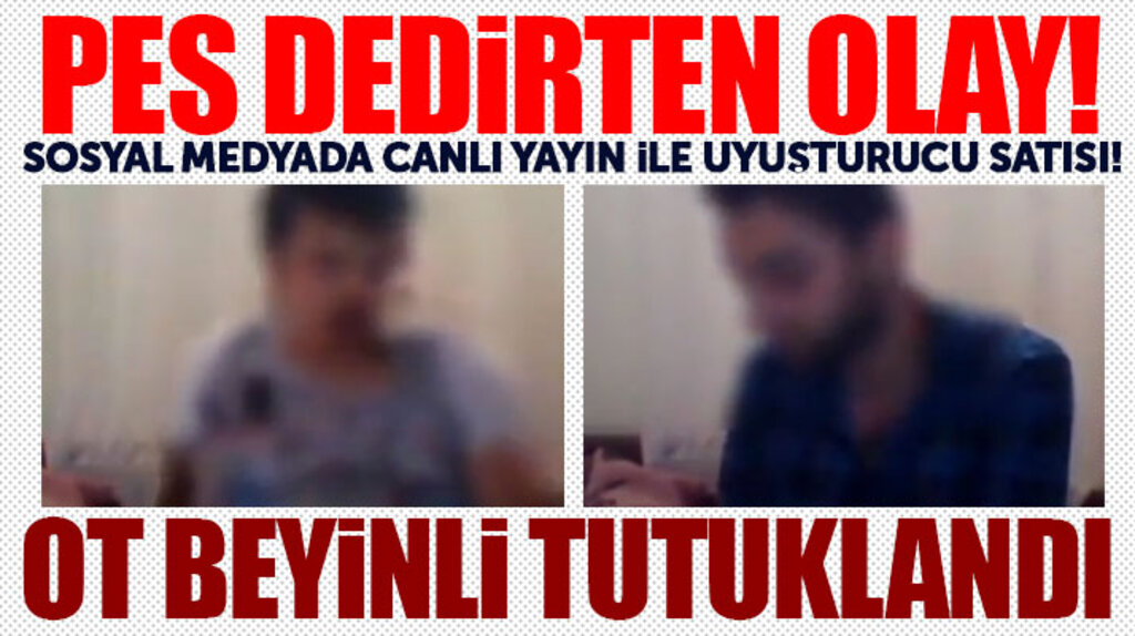 Samsun'da pes dedirten olay! Sosyal medyadan canlı yayın ile uyuşturucu sattı