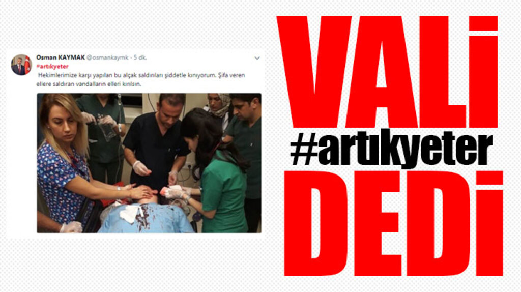Samsun Valisi Osman Kaymak Şanlıurfa'da doktora yapılan saldırıyı kınadı
