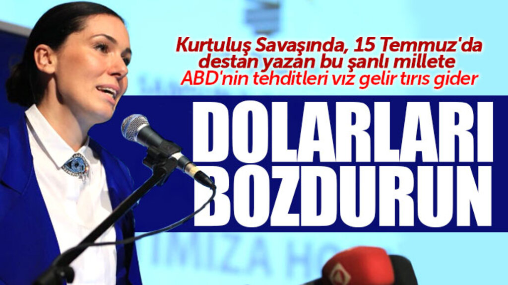 Çiğdem Karaaslan'dan çağrı! Dolarları bozdurun