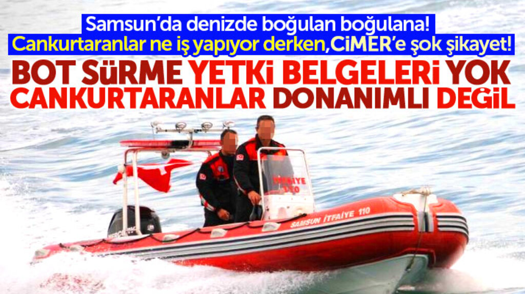 Samsun İtfaiyesinde görevli cankurtaranlar için CİMER'e şok şikayet