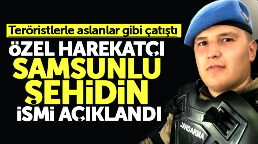 Samsun doğumlu jandarma uzman onbaşı Adem Güven Batman'da şehit oldu
