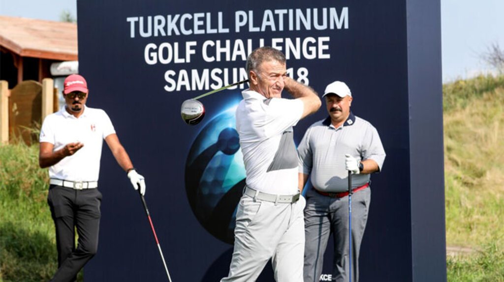 Samsun'da Turkcell Platinum Golf Challenge heyecanı başladı