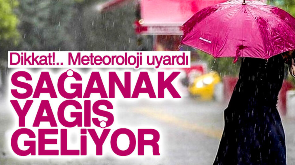 Meteoroloji'den Orta Karadeniz illerine sağanak yağış uyarısı