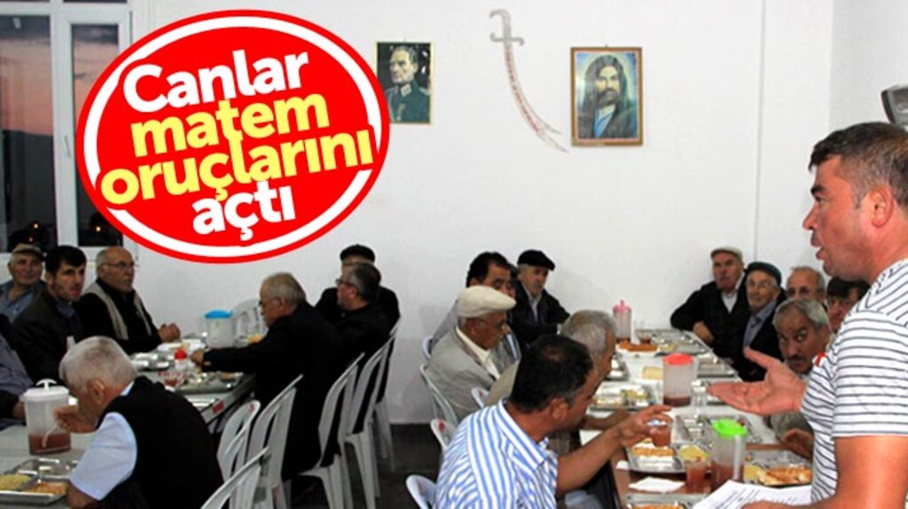 Samsun Havza'da matem orucu tutan Alevi vatandaşlar cem evinde iftar açtı