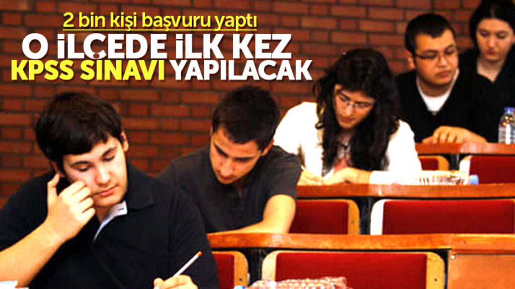 Samsun'un Vezirköprü ilçesinde bu yıl ilk kez Ortaöğretim KPSS sınavı yapılacak