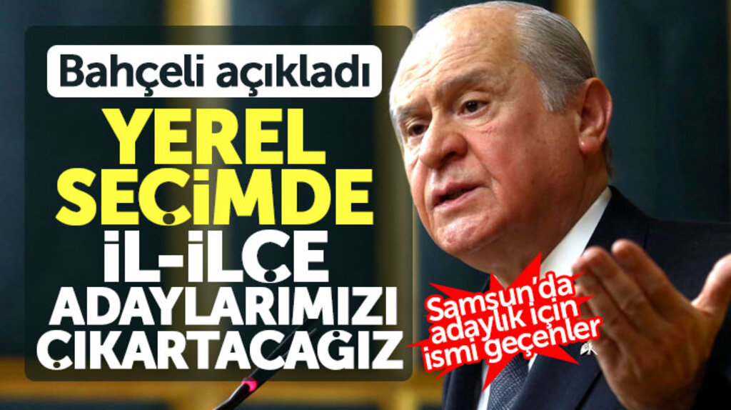Bahçeli'den yerel seçim açıklaması! İl ve İlçelerde adaylarımızı çıkartacağız