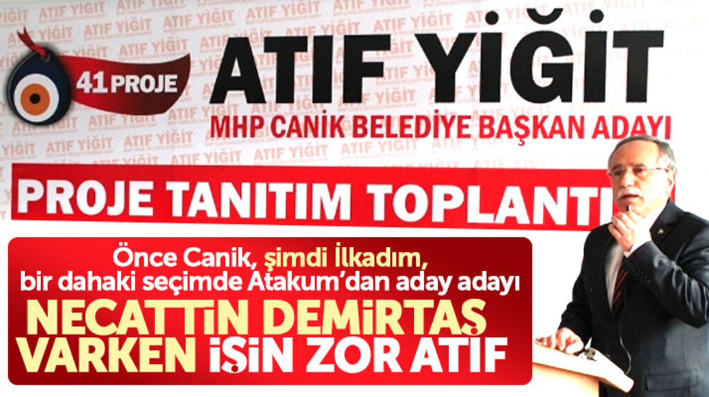 Samsun'da işadamı Atıf Yiğit önce Canik'ten şimdide İlkadım'dan aday adayı