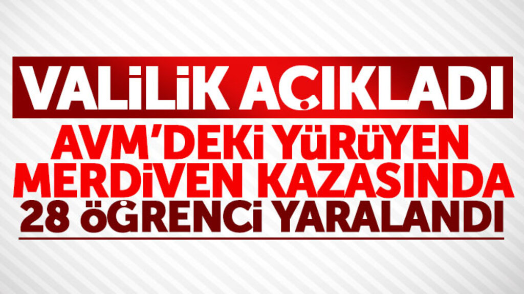 Samsun Valiliği, AVM'deki yürüyen merdivende yaralanan öğrenci sayısını açıkladı