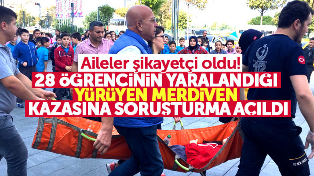 Samsun'da 28 öğrencinin yaralandığı yürüyen merdiven kazası ile ilgili soruşturma açıldı
