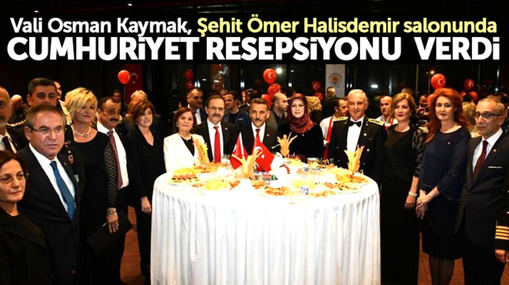 Samsun Valisi Osman Kaymak, 95'inci yıl için Cumhuriyet Resepsiyonu verdi