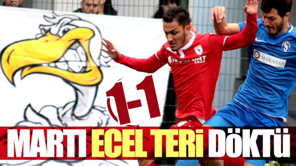 Yılport Samsunspor deplasmanda karşılaştığı Sarıyer takımı ile 1-1 berabere kaldı