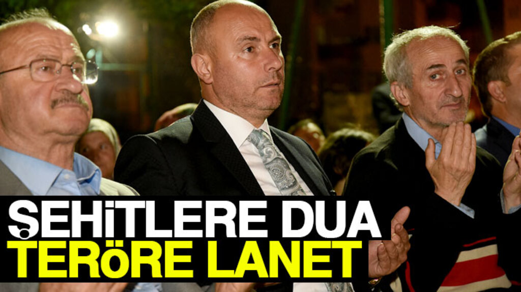 Samsun'un Tekkeköy ilçesinde şehitler için Kuran-ı Kerim okundu