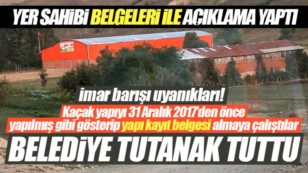 Samsun Havza'da kaçak yapı ile ilgili iddialara iş adamı Arif Acar açıklama yaptı