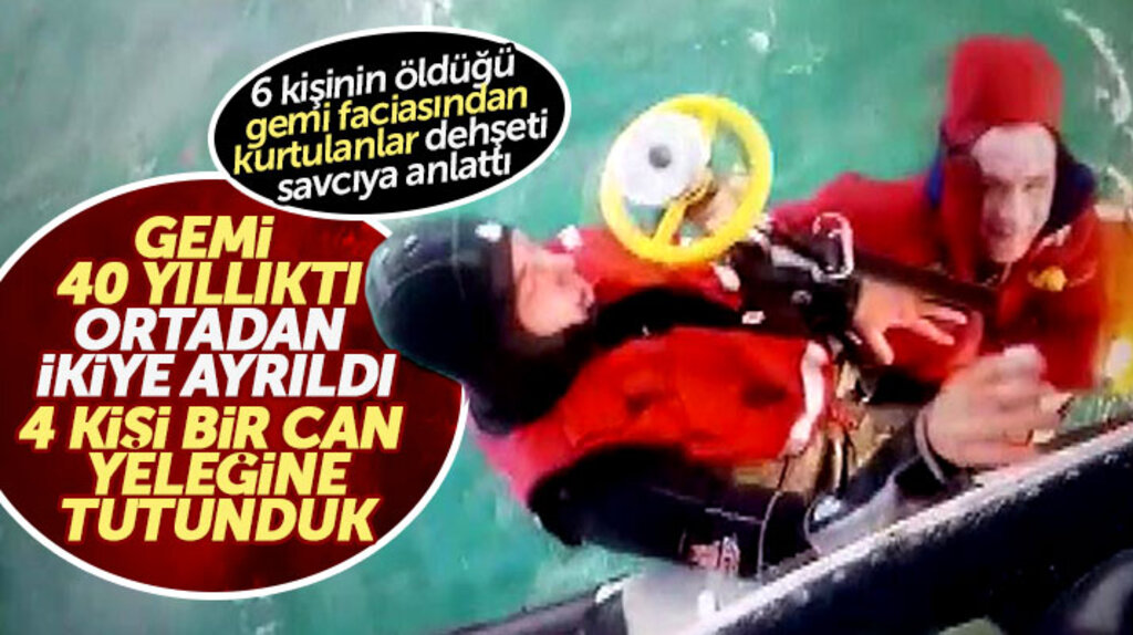 Samsun açıklarında batan Volga-Balt 214 isimli gemiden kurtulanlar dehşeti savcıya anlattı
