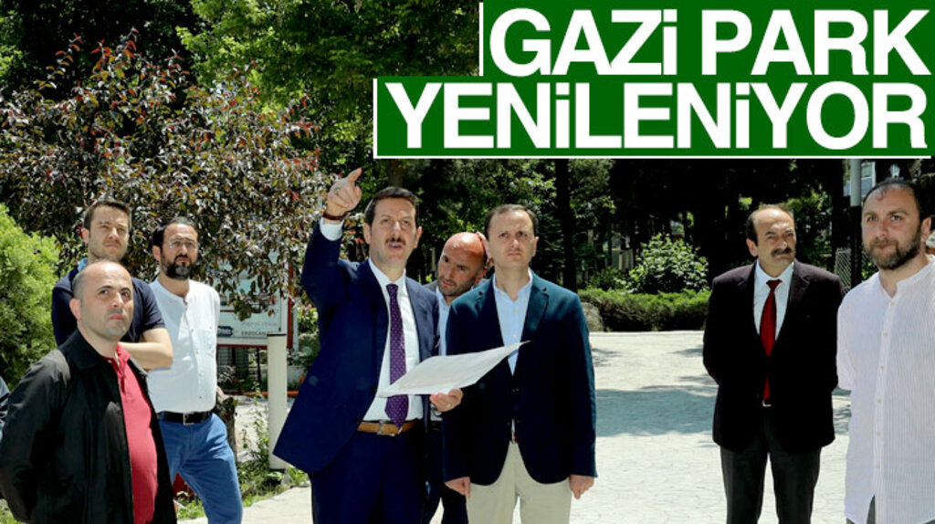 Samsun'da İlkadım Belediyesi Gazi Park'ı yenileniyor