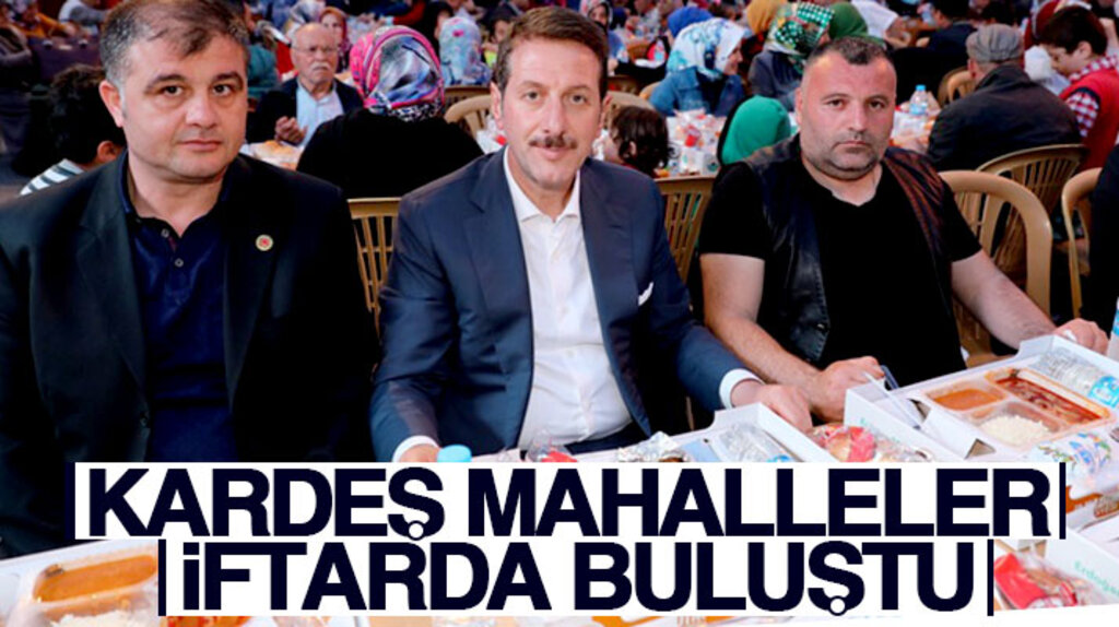 Samsun'da İlkadım Belediyesi Fatih ve Reşadiye mahallelerini iftarda buluşturdu