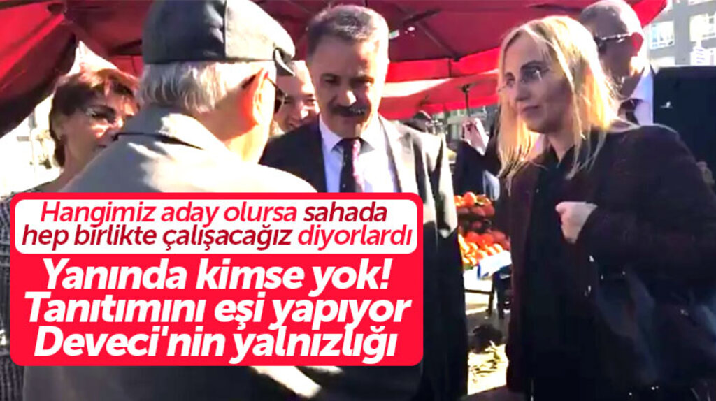 Samsun'da CHP Atakum adayı Cemil Deveci sahada yalnızları oynuyor