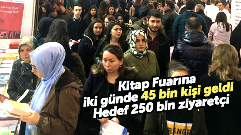 Samsun'da TÜYAP Karadeniz 5. Kitap Fuarına iki günde 45 bin ziyaretçi geldi