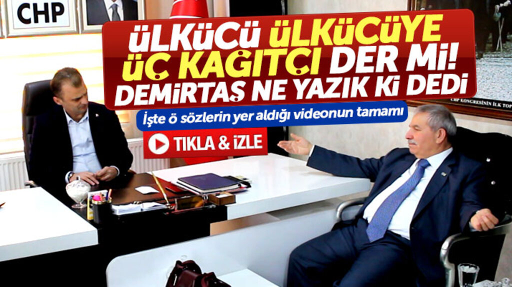 Necattin Demirtaş MHP'lilere üç kağıtçı dedi, işte o sözlerin yer aldığı video