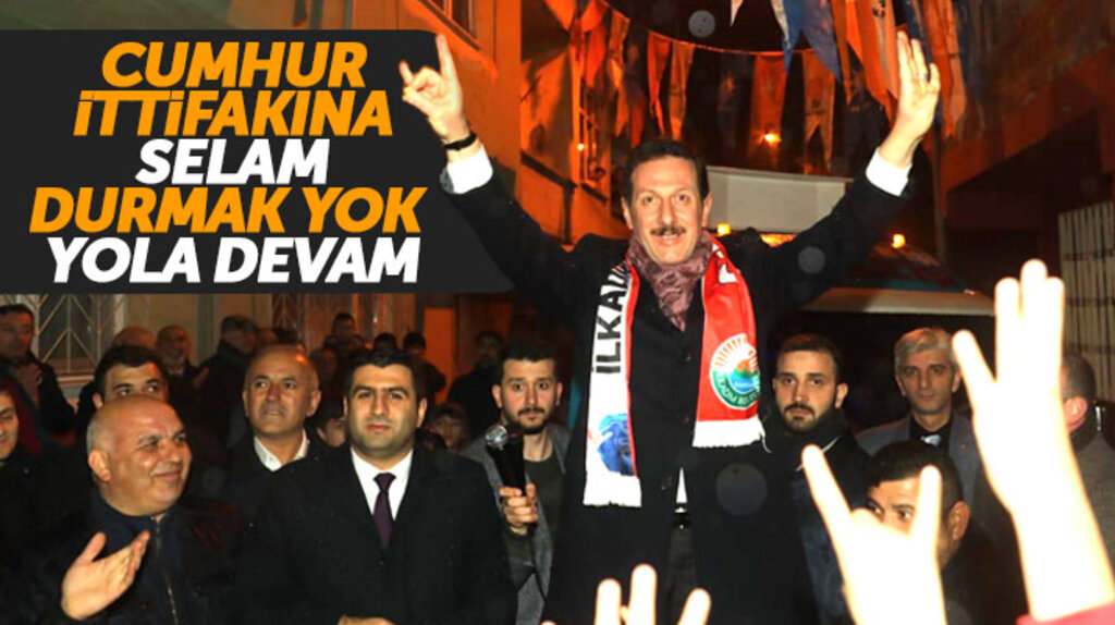 Samsun'da Cumhur İttifakı İlkadım adayı Erdoğan Tok, Rabia ve Bozkurt selamı verdi