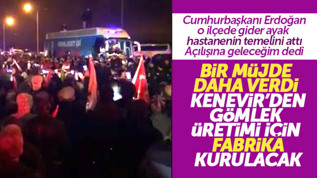 Cumhurbaşkanı Erdoğan Samsun'da Tekkeköy Devlet Hastanesinin temelini attı