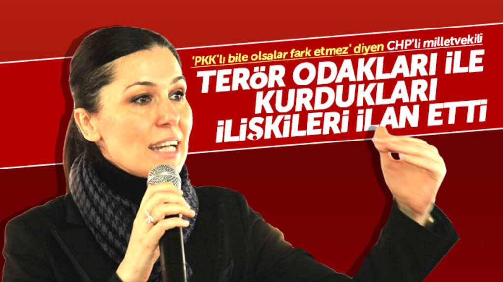 Samsun Milletvekili Çiğdem Karaaslan: CHP'li vekil terör odakları ile olan ilişkileri ilan etti