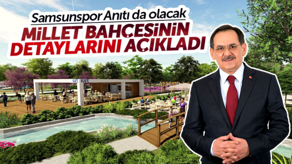 Cumhur İttifakı Samsun Büyükşehir adayı Mustafa Demir Millet Bahçesinin detaylarını açıkladı