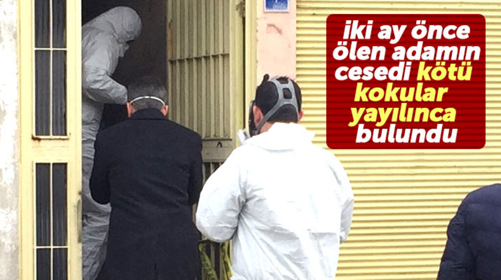 Samsun Gülsan Sanayi Sitesinde iki ay önce ölen adamın cesedi kötü koku yayılınca bulundu