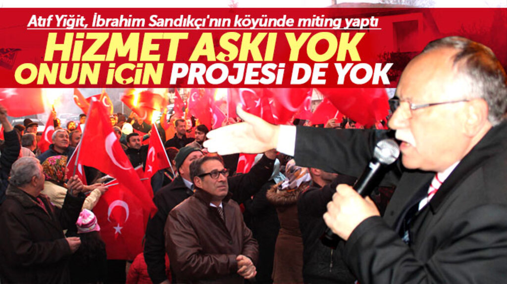 İYİ Parti Canik adayı Atıf Yiğit İbrahim Sandıkçı'yı eleştirdi: Hizmet aşkı yok