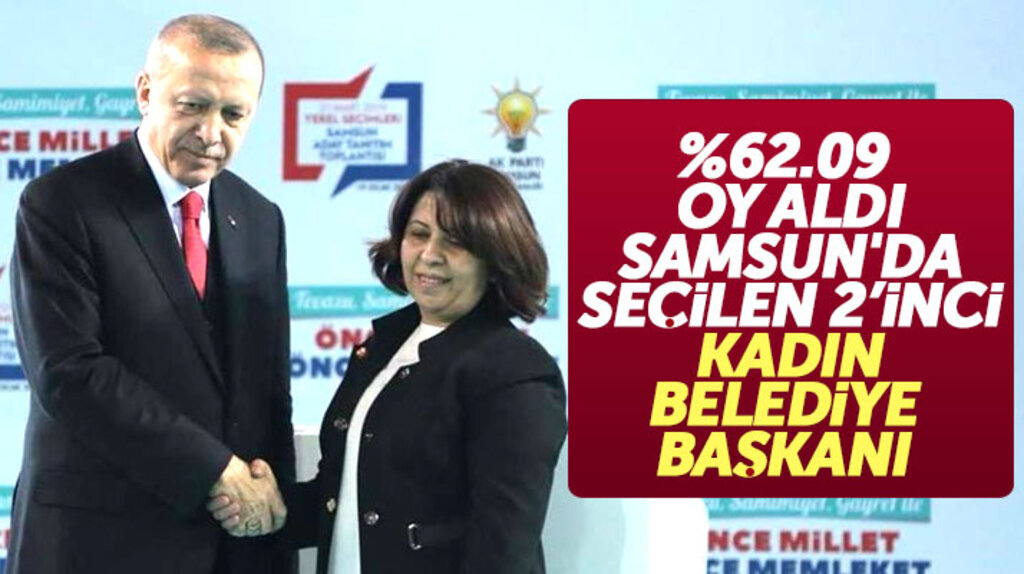 Samsun'da 31 Mart seçimlerinde Nurhan Yapıcı Özel Ladik ilçesinden kadın belediye başkanı oldu